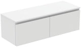 Ideal Standard Finesse Waschtischunterschrank 1202 mm mit 2 Auszügen in Greige matt