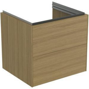 Ideal Standard Conca Waschtischunterbau 600 mm Weiß mit 2 Auszügen und Push-Open