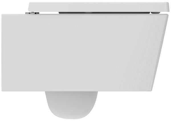 Ideal Standard Blend Cube WC-Paket wandhängend, randlos, mit SoftClosing-Sitz, 365x540x375 mm, Weiß