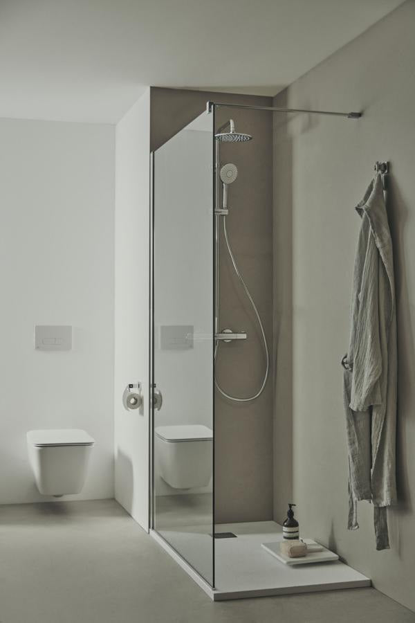 Ideal Standard Duschsystem Ceratherm T50 mit Brausethermostat und 1750 mm Schlauch in Chrom
