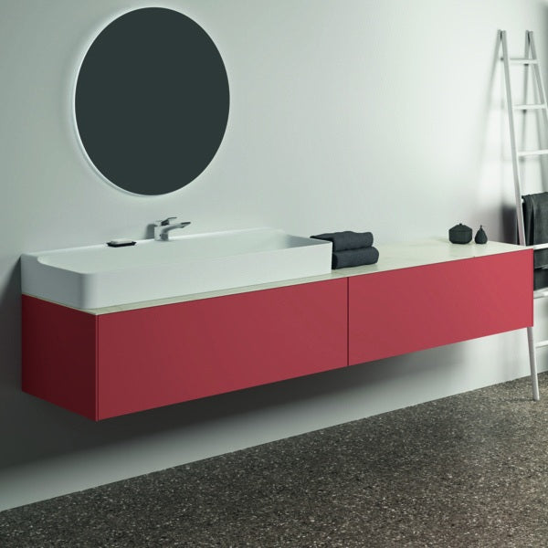 Ideal Standard Conca Waschtischunterschrank 2385 mm, 2 Auszüge, Sunset Matt, wandhängend
