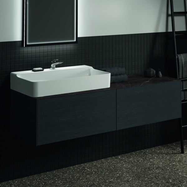 Ideal Standard WT-Unterschrank Conca, 2 Auszüge, ohne Platte, 1585 mm, Anthrazit