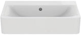Ideal Standard Connect Cube Waschtisch 600x460mm Weiß ohne Hahnloch mit Überlauf