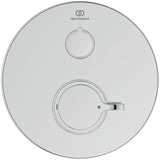 Ideal Standard Brausethermostat UP Ceraplus Safe Bausatz 2 Rosette 163 mm Chrom – Thermostatisch, Verbrühschutz
