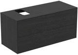 IDEAL STANDARD Waschtischunterschrank Conca, 1202 mm, 2 Auszüge, Eiche geflammt, Push-Open