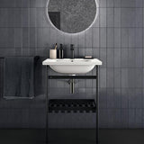 Ideal Standard i.life B Möbelwaschtisch 610 mm Weiß mit Überlauf und 1 Hahnloch