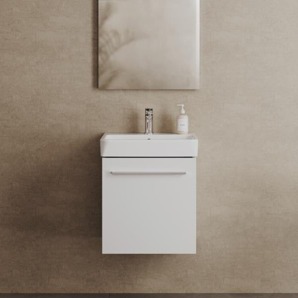 Ideal Standard i.life B Handwaschbecken 450x375x170mm, 1 Hahnloch, mit Überlauf, Weiß