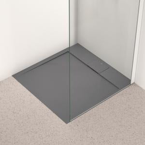 Ideal Standard Ultra Flat S i.life Quadrat-Brausewanne 700x700x30 mm Carraraweiß – Mineralguss mit Rutschhemmung