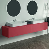 IDEAL STANDARD Conca WT-Unterschrank 2387x505x370 mm, 2 Auszüge, mit Ausschnitt, Weiß