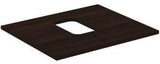 IDEAL STANDARD i.life B Waschtischplatte 602x507x18 mm Carbongrau matt – mittiger Ausschnitt