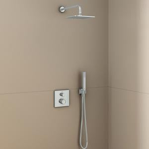 IDEAL STANDARD Idealrain Cube Kopfbrause 200x200 mm Chrom – Regenstrahl, Antikalk