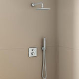 IDEAL STANDARD Idealrain Cube Kopfbrause 200x200 mm Chrom – Regenstrahl, Antikalk
