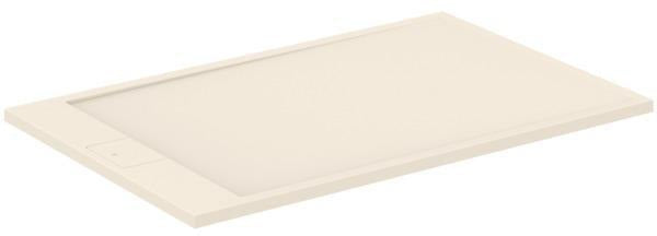 Ideal Standard Ultra Flat S i.life Rechteck-Brausewanne 1400x900mm Carraraweiß, Mineralguss, rutschhemmend