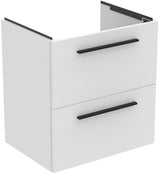 Ideal Standard i.life A Waschtischset 60 cm mit Unterschrank und chrom Griff, Weiß matt