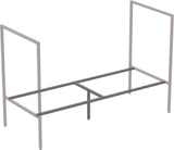 Ideal Standard Adapto Konsolenbeine in Anthrazit – Bodenstehende Badmöbel-Standfüße, 720 mm Höhe