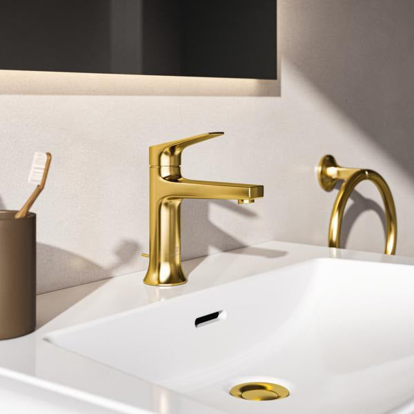 Ideal Standard La Dolce Vita Waschtischarmatur mit Ablaufgarnitur, Chrom, Heißwasser-Sparfunktion