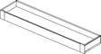 IDEAL STANDARD Conca Schubladenelement 120 cm Anthrazit matt – Innenauszug von Roberto Palomba
