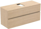 Ideal Standard Finesse Waschtischunterschrank 1202 mm, 2 Auszüge, Greige matt