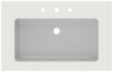 Ideal Standard Möbelwaschtisch Extra 810x510mm Weiß mit 3 Hahnlöchern und Überlauf