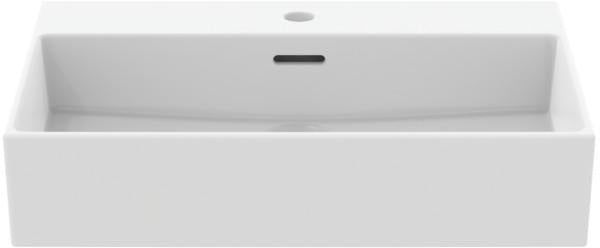 Ideal Standard Waschtisch Extra 615 mm, 1 Hahnloch, mit Überlauf, geschliffen Weiß