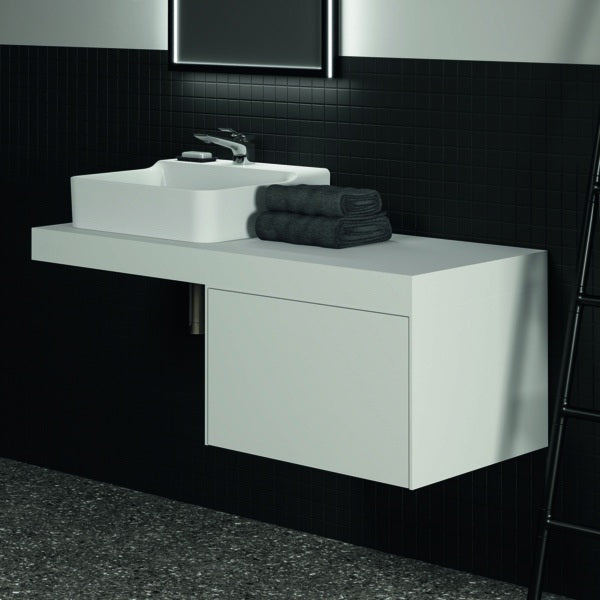 Ideal Standard Conca WT-Unterschrank 600 mm Eiche geflammt, 1 Auszug mit Push-Open