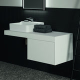 Ideal Standard Conca WT-Unterschrank 600 mm Eiche geflammt, 1 Auszug mit Push-Open