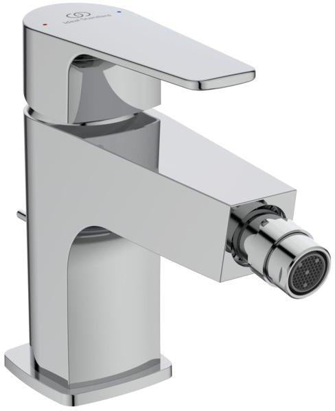 Ideal Standard Cerafine D Bidetarmatur Chrom 125 mm mit Ablaufgarnitur