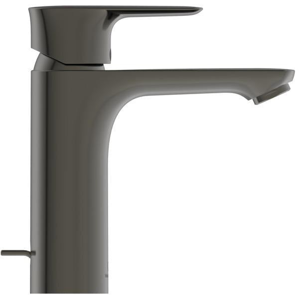 IDEAL STANDARD Connect Air Waschtischarmatur 125 mm mit Ablaufgarnitur – Chrom, 5 l/min, Einhandhebelmischer