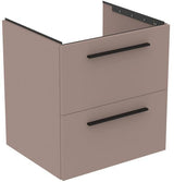 Ideal Standard i.life B Möbel-Set 100 cm – 2 Auszüge, 2 offene Fächer, Chrom/Weiß matt