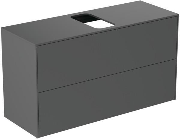 IDEAL STANDARD Conca Waschtischunterschrank 1002 mm, 2 Auszüge, Push-Open, Weiß Matt