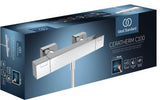 Ideal Standard Brausekombination Ceratherm C100 Square mit Brausethermostat Chrom 60 cm