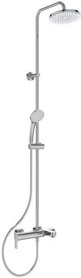 Ideal Standard Duschsystem Cerafine O mit Badearmatur Chrom – Regenkopfbrause & Handbrause