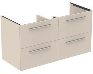 Ideal Standard i.life B Waschtischunterschrank 1200 mm, 4 Auszüge, Weiß matt, wandhängend