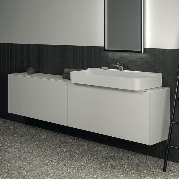 Ideal Standard WT-Unterschrank Conca, 2 Auszüge, Weiß, 2385x373x540mm, ohne Platte