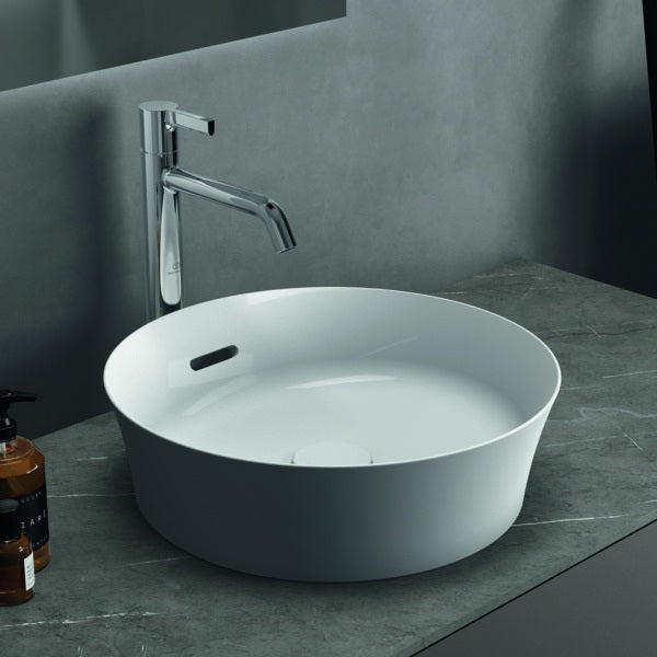 Ideal Standard Waschtischplatte Conca aus Keramik 1202x505x6 mm in Pietra Grau
