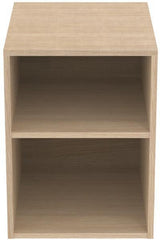 IDEAL STANDARD Finesse Seitenelement 400x505x540mm Greige matt – Wandhängend mit 2 offenen Fächern
