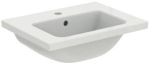 Ideal Standard i.life S Möbelwaschtisch 510 mm, 1 Hahnloch, mit Überlauf, Weiß
