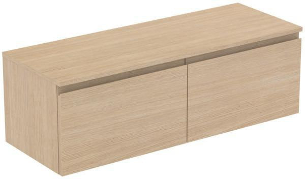 Ideal Standard Finesse Waschtischunterschrank 1202 mm mit 2 Auszügen in Greige matt