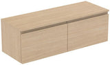 Ideal Standard Finesse Waschtischunterschrank 1202 mm mit 2 Auszügen in Greige matt