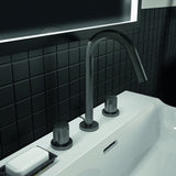 Ideal Standard Joy 3-Loch Waschtischarmatur in Brushed Gold mit Ablaufgarnitur, 127 mm Ausladung