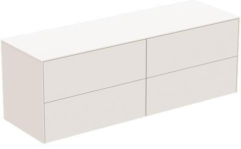 IDEAL STANDARD Conca Schubladenfront unten links 780x267mm Weiß – Auszugsfront für Badmöbel