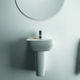 Ideal Standard i.life A Halbsäule für Handwaschbecken in Weiß – Kristallporzellan