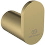 IDEAL STANDARD Handtuchhaken Conca rund Brushed Gold – Messing, verdeckte Befestigung
