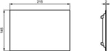 Ideal Standard Septa Pro Revisionsplatte U3 in Chrom – Passgenaue Abdeckung