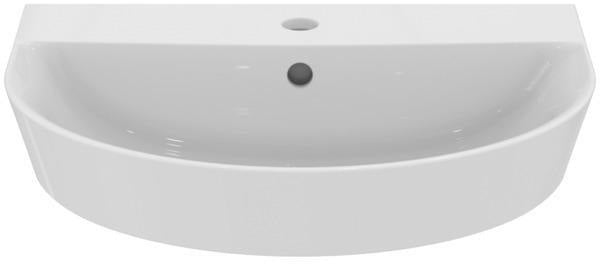 Ideal Standard Waschtisch Connect Air 550x460mm, 1 Hahnloch, mit Überlauf, Weiß