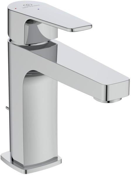 Ideal Standard Cerafine D Waschtischarmatur, Einhandhebelmischer mit Kaltstart-Funktion, Chrom, 120 mm Ausladung