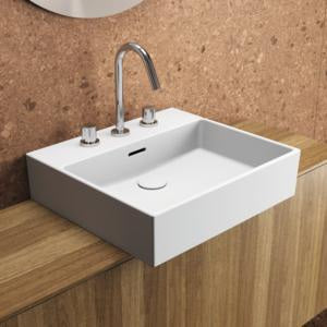 IDEAL STANDARD Waschtisch Extra 500x450x150mm Weiß mit 3 Hahnlöchern und Überlauf