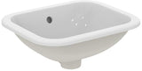 Ideal Standard Einbauwaschtisch Connect rechteckig 420x350 mm Weiß mit Überlauf und Ideal Plus
