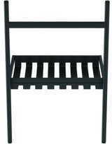 Ideal Standard Conca Bodenstehende Metallkonsole 560x483x817 mm Silk Black mit Handtuchhalter
