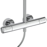 IDEAL STANDARD Ceratherm T100 Duschsystem mit Thermostat, Chrom, 1750 mm Brauseschlauch